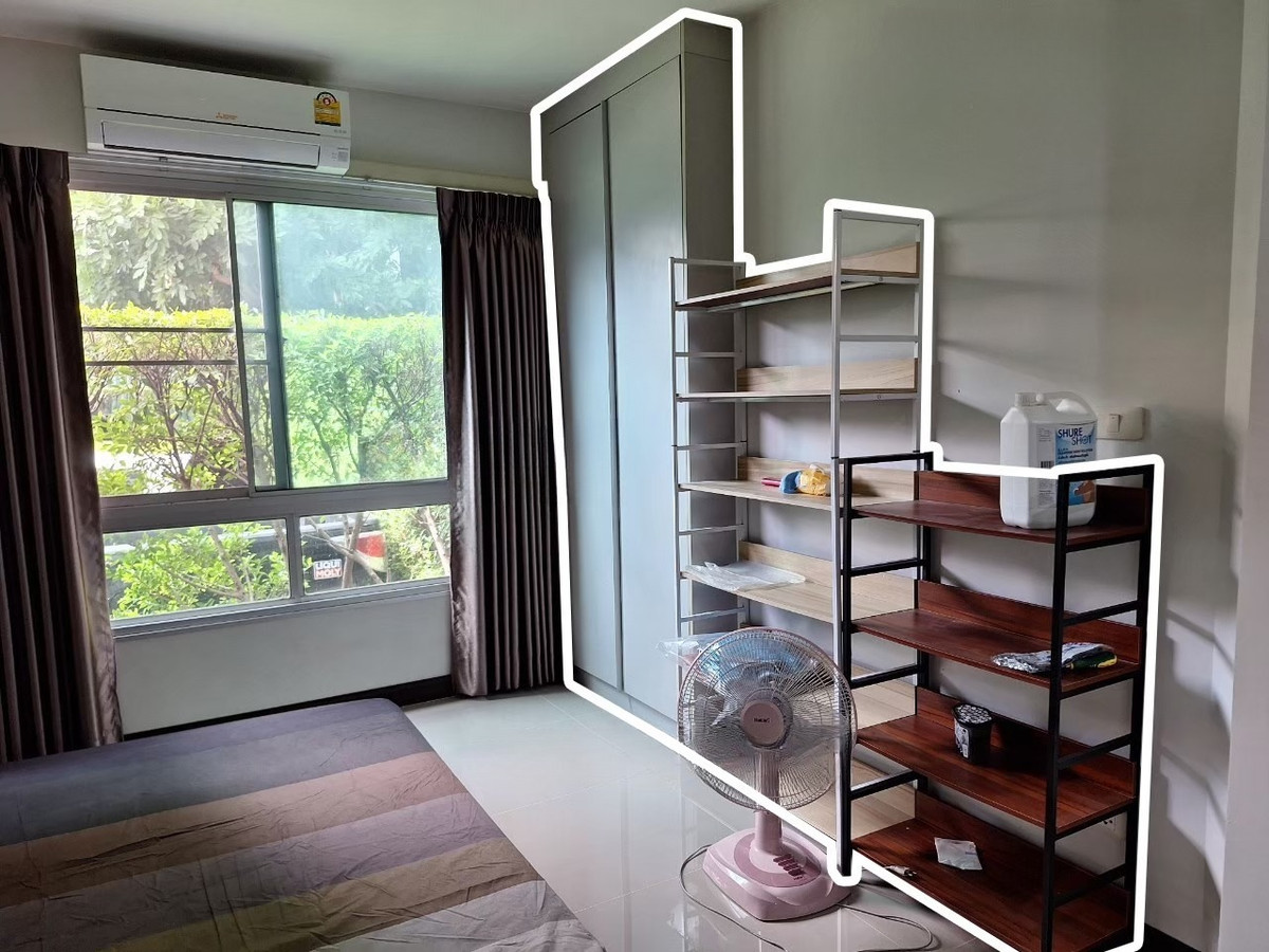 (รหัส SM1539) ขายคอนโด V condo ( วี คอนโด ) เฟอร์นิเจอร์และเครื่องใช้ไฟฟ้าในห้องครบครัน – รูปที่ 2