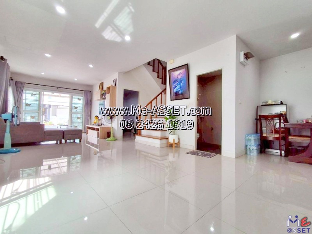 Townhome for sale, Nimitmai Zone, Hathairat, connecting Minburi, Ramindra, near Fashion Island, Safari World, Hathairat Market, Pink Skytrain: Medio Nimitmai Village, 2 floors, 25.6 sq m: CODE NN-91411 – รูปที่ 4
