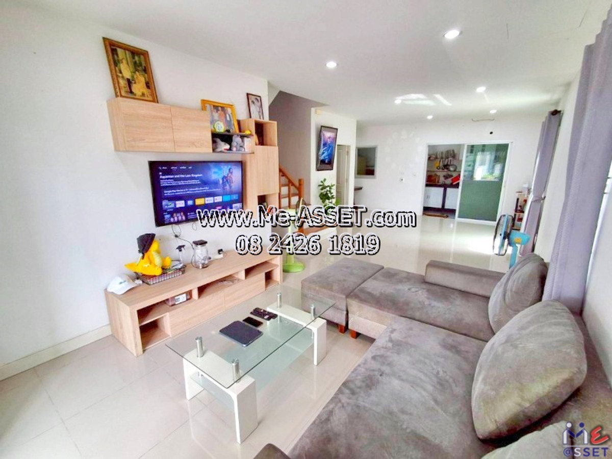 Townhome for sale, Nimitmai Zone, Hathairat, connecting Minburi, Ramindra, near Fashion Island, Safari World, Hathairat Market, Pink Skytrain: Medio Nimitmai Village, 2 floors, 25.6 sq m: CODE NN-91411 – รูปที่ 3
