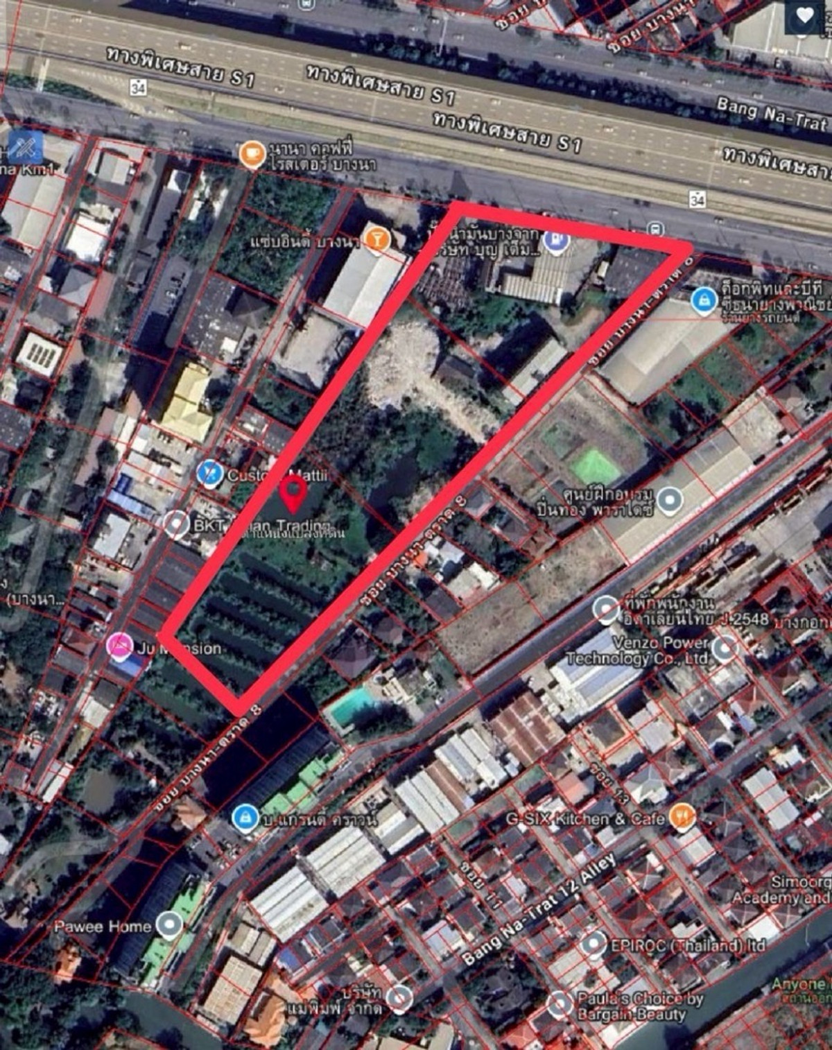 ขายที่ดิน ติดถนนบางนาตราดเนื้อที่ 14-2-52 ไร่ที่ตั้ง ถนนบางนา-ตราด ซอย 8สนใจติดต่อ 089-8287156 – รูปที่ 2