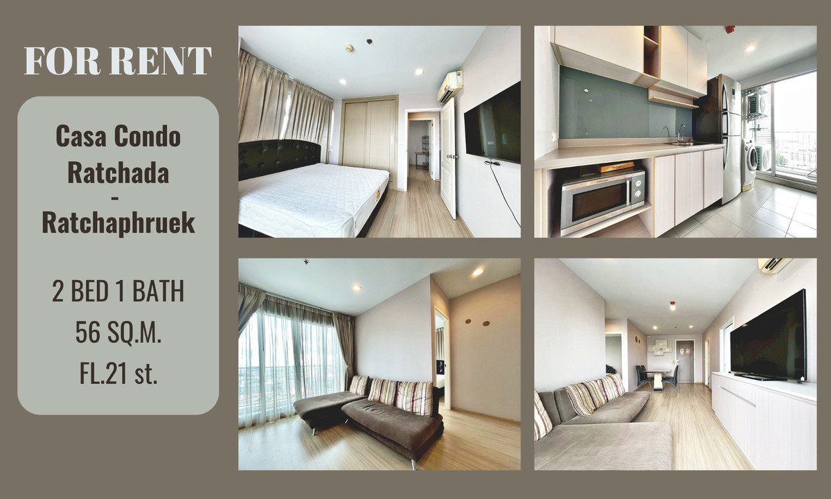💎ให้เช่า Casa Condo Ratchada - Ratchaphruek พร้อมเฟอร์นิเจอร์ พร้อมเข้าอยู่