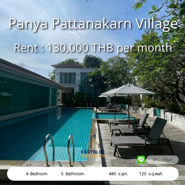 11/08/2026, 🏠 เช่า บ้าน 4 ห้องนอน 2 ชั้น 130,000 บาท/เดือน 0642748883