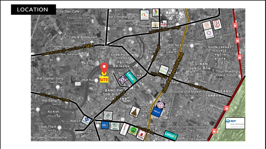 🔥Urgent sale 🔥Land at Wat Ku, Pad Kret, Nonthaburi Province