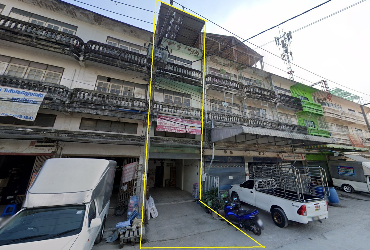 95060 - For sale/rent, commercial building, 4 floors, 34 sq m, 285.89 sq m, good location, Phutthamonthon Sai 3, just 100 m into the alley.