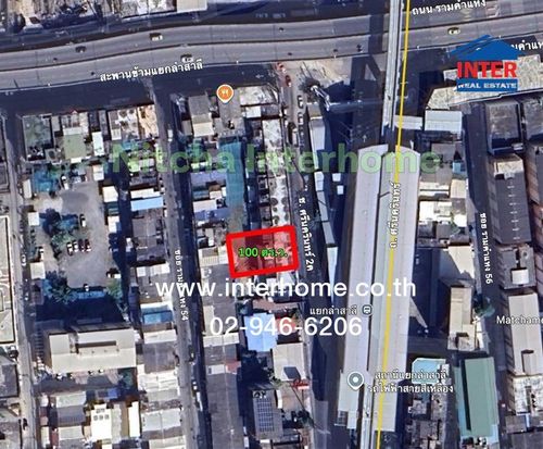 ที่ดิน+อาคารพาณิชย์ 3 ชั้น 100 ตร.ว. ที่ดิน+อาคารพาณิชย์ ถนนศรีนครินทร์ 2 (ค) ใกล้แยกลำสาลี ติดรถไฟฟ้าสายสีเหลืองสถานีแยกลำสาลี ถนนศรีนครินทร์ เขตบางกะปิ กรุงเทพมหานคร