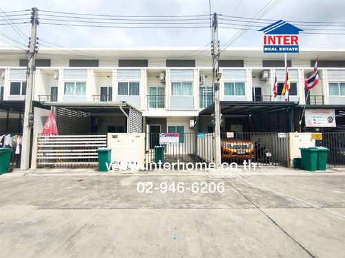 ทาวน์เฮ้าส์ 2 ชั้น 17 ตร.ว. หมู่บ้านวิลเลจแอทพาร์ค ราชพฤกษ์-กาญจนาภิเษก ซอยวัดท่าเกวียน ถนนราชพฤกษ์ ตำบลคลองพระอุดม ลาดหลุมแก้ว ปทุมธานี