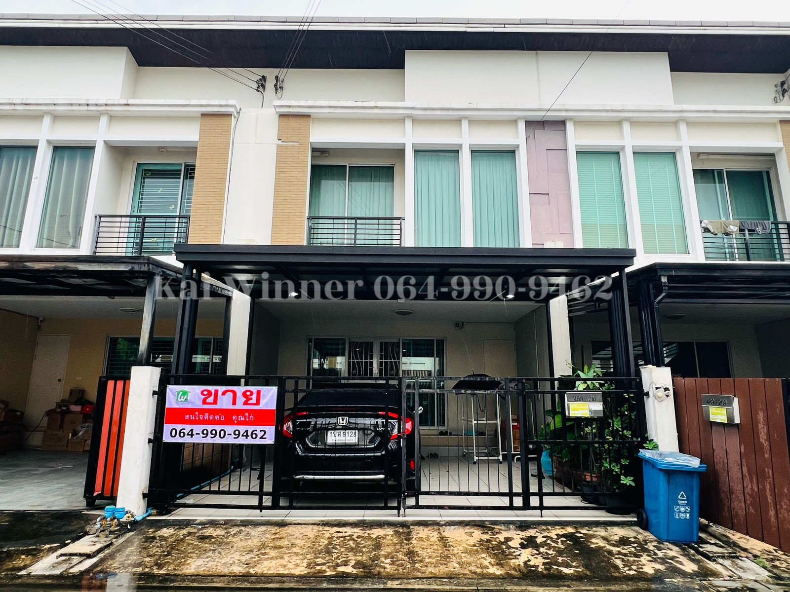 2-story townhouse for sale, Baan Klang Muang, On Nut - Wongwaen.  20 sq m, 128 square meters, 3 bedrooms, 2 bathrooms