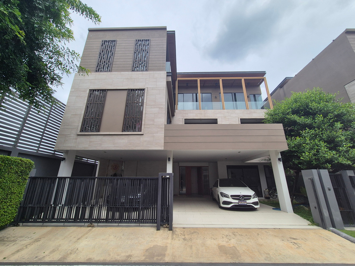( 3-story detached house for rent! ) 4 bedrooms, 5 bathrooms Vana Residence Rama 9 - Srinakarin (New Krungthep Kreetha Road) ( 3-story detached house for rent! ) 4 bedrooms, 5 bathrooms Vana Residence Rama 9 - Srinakarin (New Krungthep Kreetha Road)