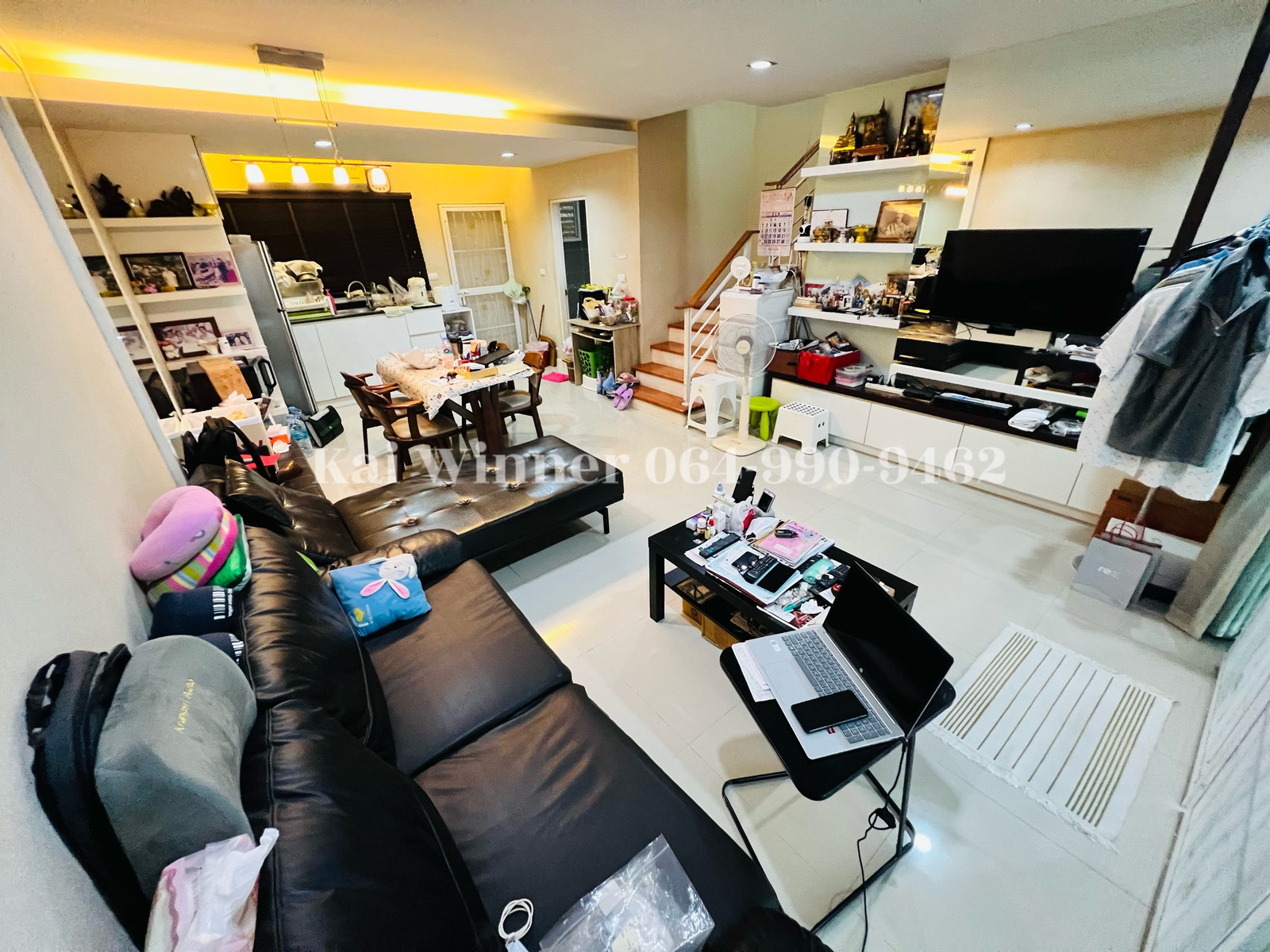 ขายทาวน์เฮ้าส์ 2 ชั้นบ้านกลางเมือง อ่อนนุช - วงแหวน  20 ตร.วา 128 ตารางเมตร 3 นอน 2 น้ำ – รูปที่ 3