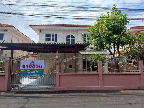 93940 - ขายด่วน บ้านเดี่ยวพร้อมอยู่ 2 ชั้น บางกรวย-ราชพฤกษ์ พิเศษ ต่อเติมครัวเต็มพื้นที่ พร้อมใช้งานได้ทันที