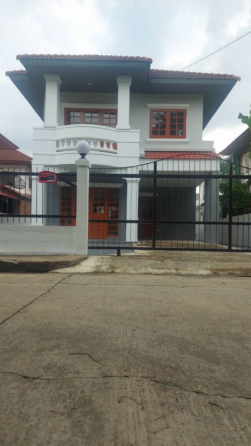 88540 - ขายบ้านเดี่ยว โครงการมณียา4 ขนาด 54 ตารางวา ถนนรัตนาธิเบศร์-ท่าอิฐ นนทบุรี ใกล้ สถานี MRT ไทรม้าและ MRTท่าอิฐ