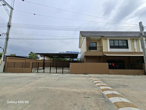 For Sale House , Nonthara 6 Phra Ngoen , corner unit , wide frontage , Bang Muang , Bang Yai , Nonthaburi , CX-135766