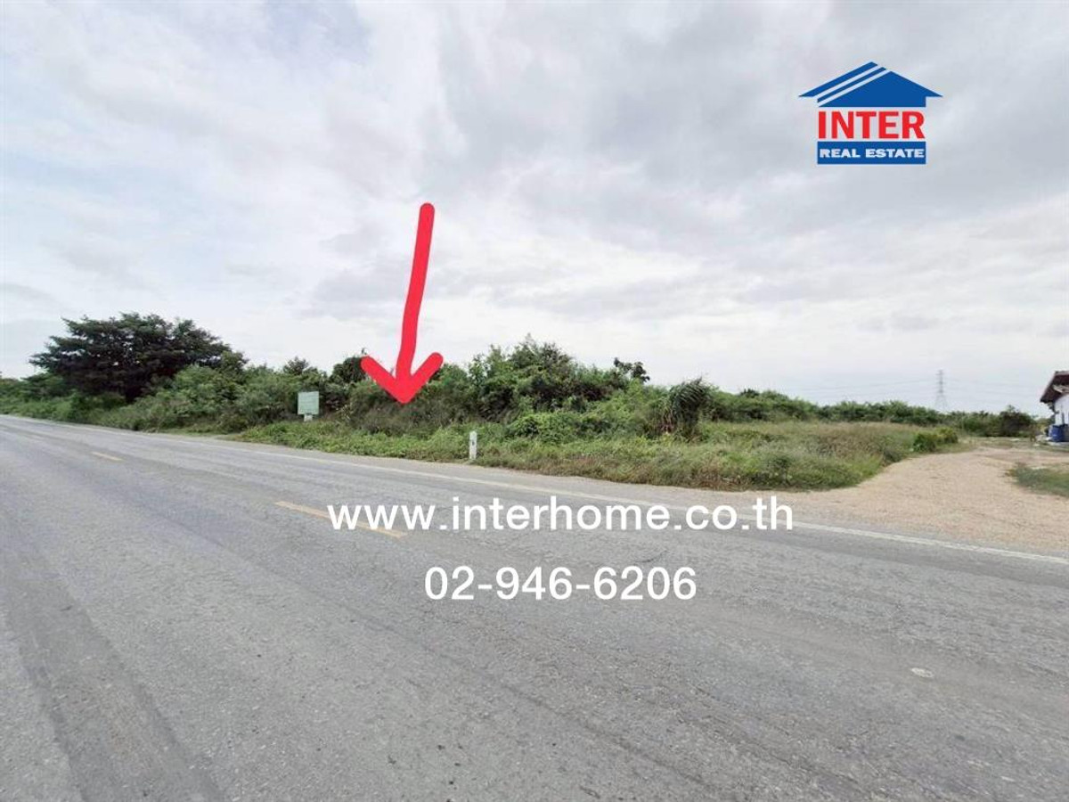 Empty land 153 sq m. land, Malaiman Road, near Kasetsart University, Kamphaeng Saen Campus. Next to Highway 3040 (Chantrubeksa), Malaiman Road, Kamphaeng Saen, Nakhon Pathom. – รูปที่ 2