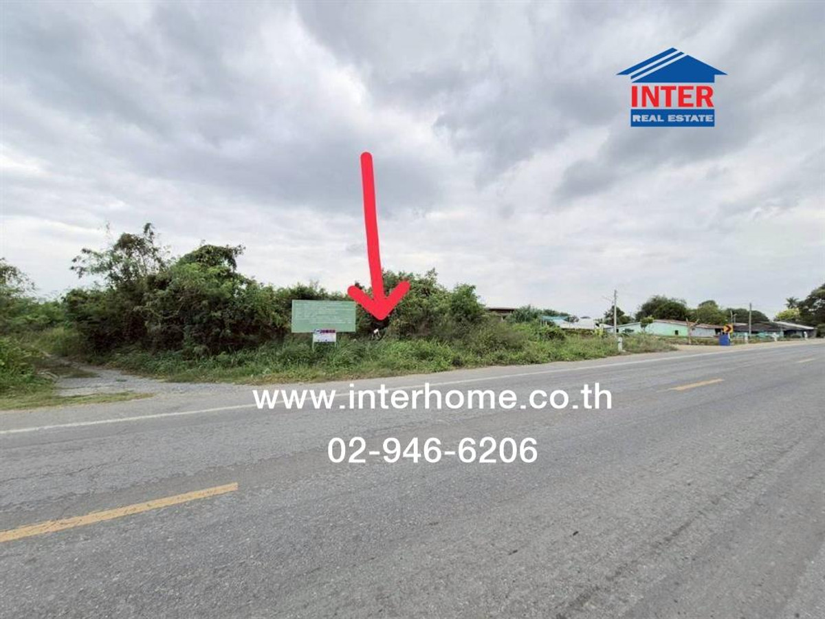 Empty land 153 sq m. land, Malaiman Road, near Kasetsart University, Kamphaeng Saen Campus. Next to Highway 3040 (Chantrubeksa), Malaiman Road, Kamphaeng Saen, Nakhon Pathom. – รูปที่ 3