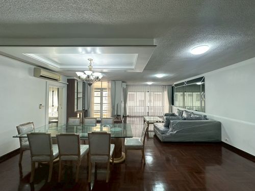 🎈Pet friendly Condo for rent in Langsuan area! 3 bedroom 3 bathroom fully furnished huge size 250 sq.m near BTS Chidlom