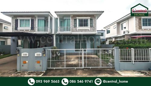 Twin house, Villaggio Phetkasem - Sai 4, fully furnished, ready to move in.