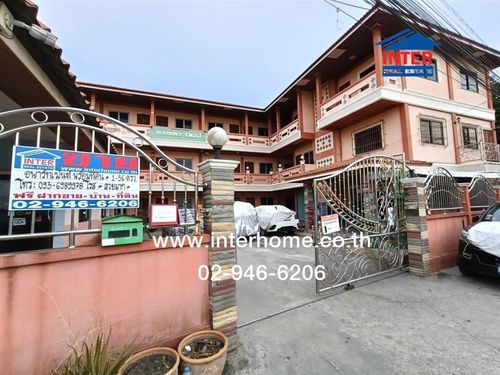 อาพาร์ทเม้นท์ 3 ชั้น 156 ตร.ว. ทองทิพเพลส ใกล้โรงเรียนวัดธรรมนาวา ซอยวัดธรรมนาวา ถนนเชียงรากน้อย บางปะอิน พระนครศรีอยุธยา