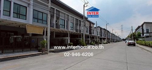 Townhome, 2 floors, 21.3 sq m, Time Home Village 2. Suan Luang-On Nut Soi Kanchanaphisek 44/1 Kanchanaphisek Road Motorway Road, Prawet District, Bangkok