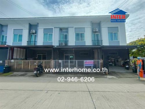 2-story townhome, 18.5 sq m, Gusto Village. Bangna-Suvarnabhumi Near Suvarnabhumi Airport Sriwaree Noi Temple Road Bangna-Trad Road, Bang Sao Thong, Samut Prakan