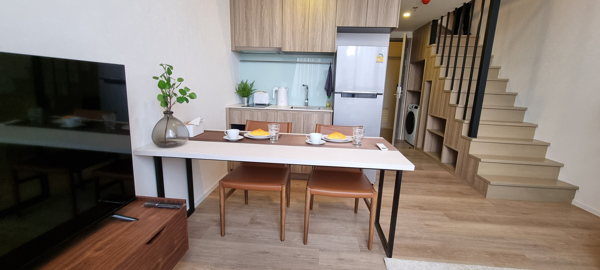 ให้เช่าคอนโด ไซมิส สุขุมวิท 87 (Siamese Sukhumvit 87)  ชั้น 4  พื้นที่ 40 Sqm  แบบห้อง 1BD Loft (1 นอน 1 น้ำ)   เฟอร์นิเจอร์ เครื่องใช้ไฟฟ้าครบ พร้อมอยู่  ค่าเช่า 24,000 บาท/เดือน – รูปที่ 4