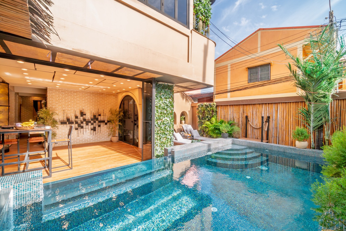 B1053 Sale Pool Villa near on-nut  area60sqw 510sqm 4brs 22MB Modern Resort design T.095-195-9924 – รูปที่ 3