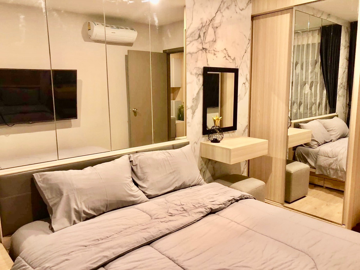 Urgent sale, luxury condominium next to BTS Bangna, next to Mahanakhon Expressway, size 1 bedroom, 34 sq m., decorated, fully furnished, electrical appliances.