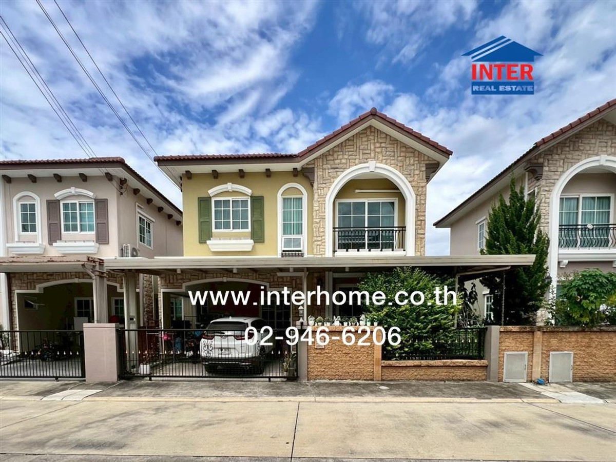 Twin house, 2 floors, 35.7 sq m, Golden Neo 2 Village, Bang Khae, near MRT Lak Song, Soi Muban Suksan 6. Kanchanaphisek Road, Bang Khae District, Bangkok