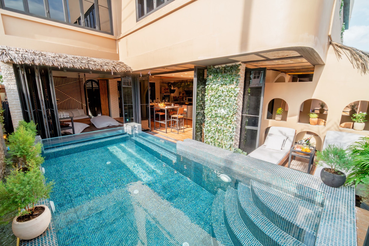 B1053 Sale Pool Villa near on-nut  area60sqw 510sqm 4brs 22MB Modern Resort design T.095-195-9924 – รูปที่ 2