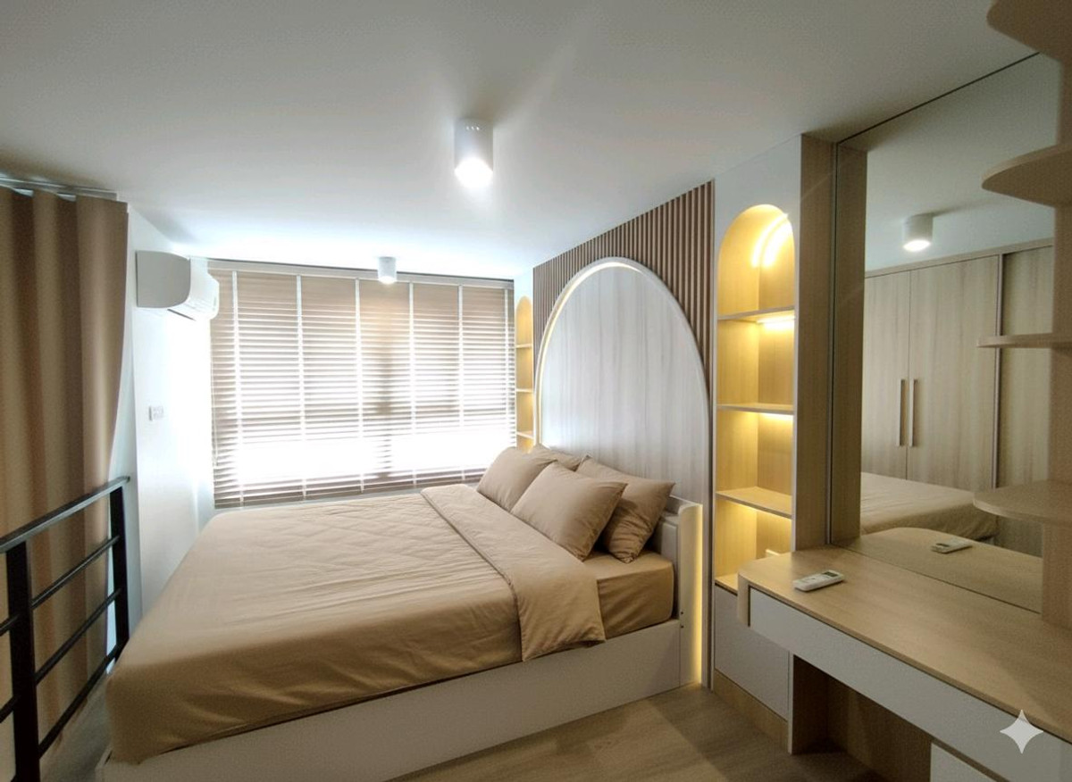 💥💥SALE💥💥Beautifully decorated room, 2 floors (Duplex), river view - Parliament Building, built-in furniture, plus complete electrical appliances, ready to move in (for rent, yield 6%). Talk to us 📲or Line: 0616395225