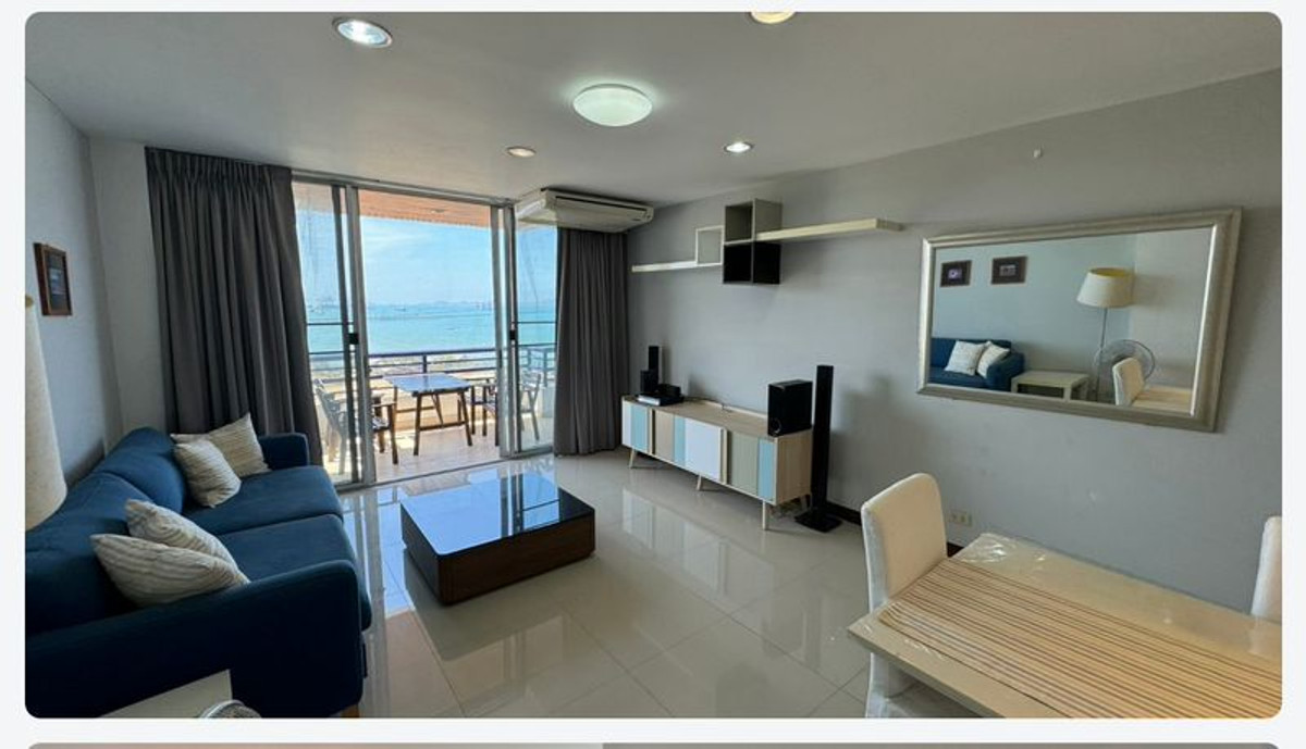 For sale, for rent, Rama Harbor View Condo, Sriracha, beautiful room, fully decorated, with furniture.