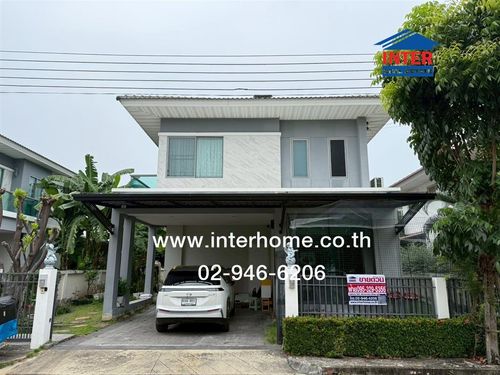 บ้านเดี่ยว 2 ชั้น 59.4 ตร.ว. หมู่บ้านเพอร์เฟคเพลส สุขุมวิท77 ซอยลาดกระบัง20/3 ถนนลาดกระบัง บางพลี สมุทรปราการ