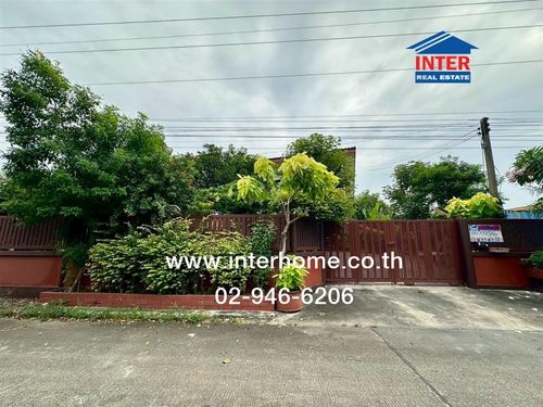 Single house + land, 2 floors, 316.4 sq m. Single house + land, Pathum Thani-Bang Pahan Road. Near Sam Khok Hospital Pathum Thani University Pathum Thani-Bang Pahan Road, Sam Khok, Pathum Thani