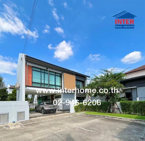 บ้านเดี่ยว 2 ชั้น 61.1 ตร.ว. หมู่บ้านดิเอ็มเบรส จตุโชติ-รามอินทรา ถนนรามอินทรา ถนนหทัยราษฏร์ เขตคลองสามวา กรุงเทพมหานคร