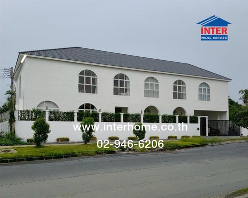 บ้านเดี่ยว 2 ชั้น 257.4 ตร.ว. หมู่บ้านมณีรินทร์เลค แอนด์พาร์ค ถนนหมายเลข345 ถนนราชพฤกษ์ เมืองปทุมธานี ปทุมธานี