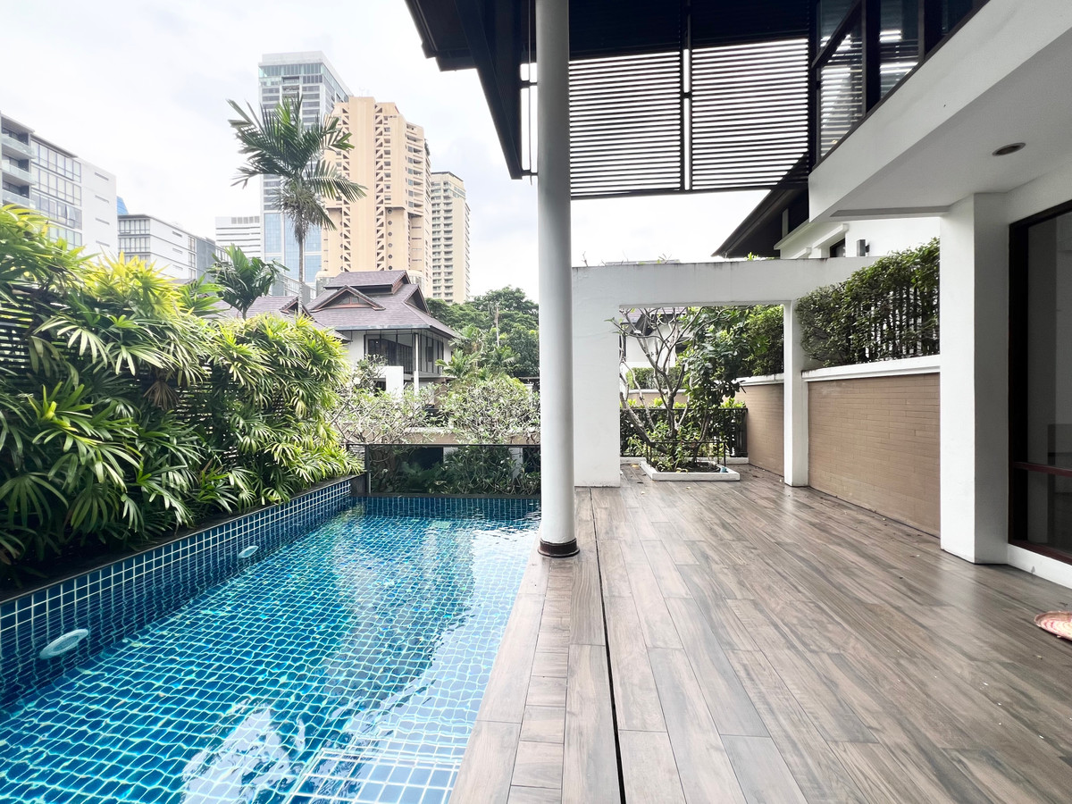 ให้เช่า บ้านเดี่ยว Pool Villa 5 ชั้น กลางตัวเมือง สุขุมวิท ใกล้ EmQuartier สวนเบญจกิติ การเดินทางสะดวก   – รูปที่ 4