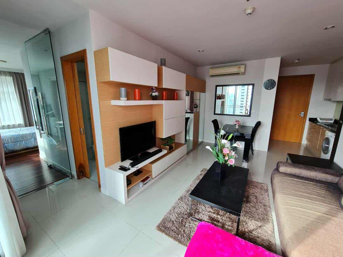 Condo for rent, Circle 1, Phetchaburi 36, near MRT Phetchaburi and BTS Nana, room size 44 square meters. – รูปที่ 2