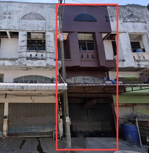 For rent, 3-story commercial building, prime location, near economic and community sources, Mueang Songkhla.