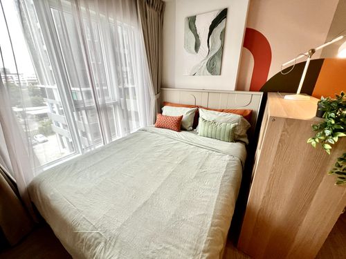 P-2846 ห้องสวย ตกแต่งใหม่ พร้อมอยู่ ทำเลดี ใกล้สี่แยกบางนา คอนโด Regent home บางนา