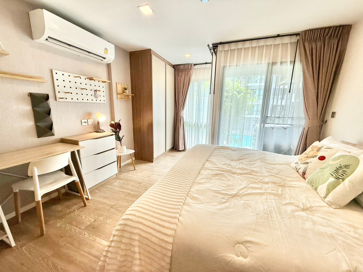 ห้องใหญ่ วิวสระ พร้อมเข้าอยู่ ✨  Kave Town Space ข้างม.กรุงเทพ  (คอนโดหน้าสุด  ติด Mingle Mall)
