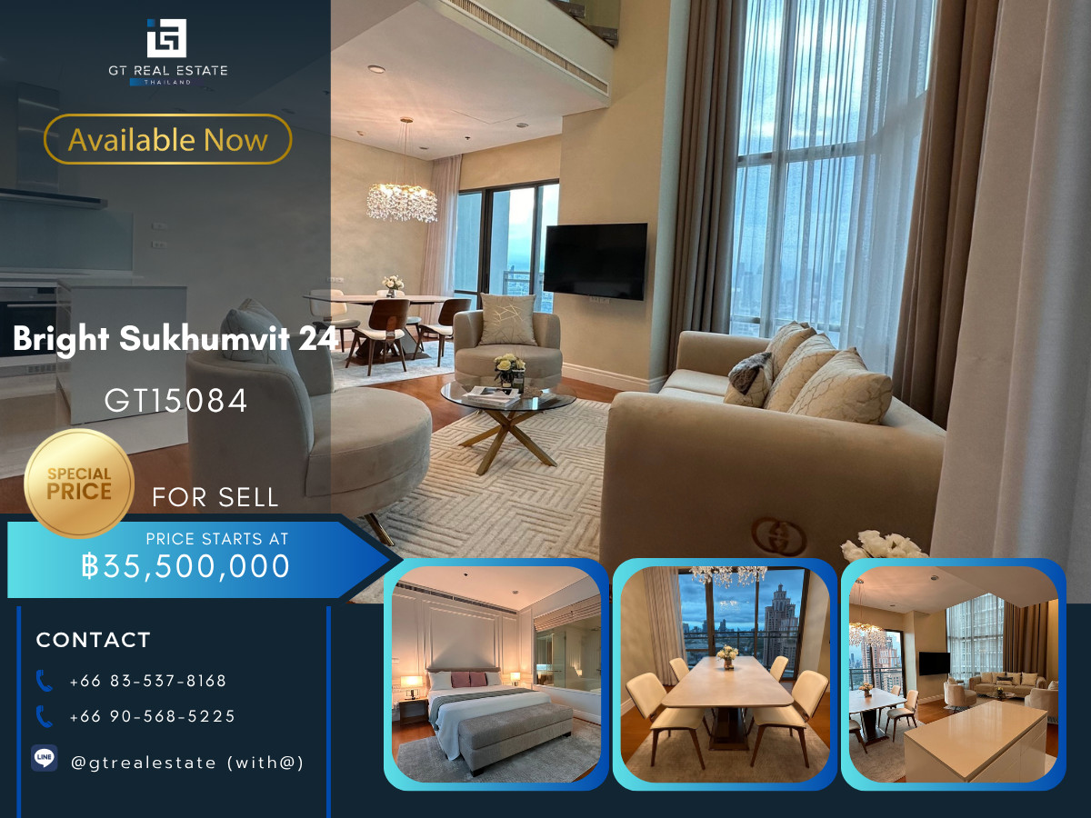 Luxury condo at Bright Sukhumvit 24, convenient travel, shuttle available, beautiful room, fully furnished, ready for sale!! Luxury condo at Bright Sukhumvit 24, convenient travel, shuttle available, beautiful room, fully furnished, ready for sale!!