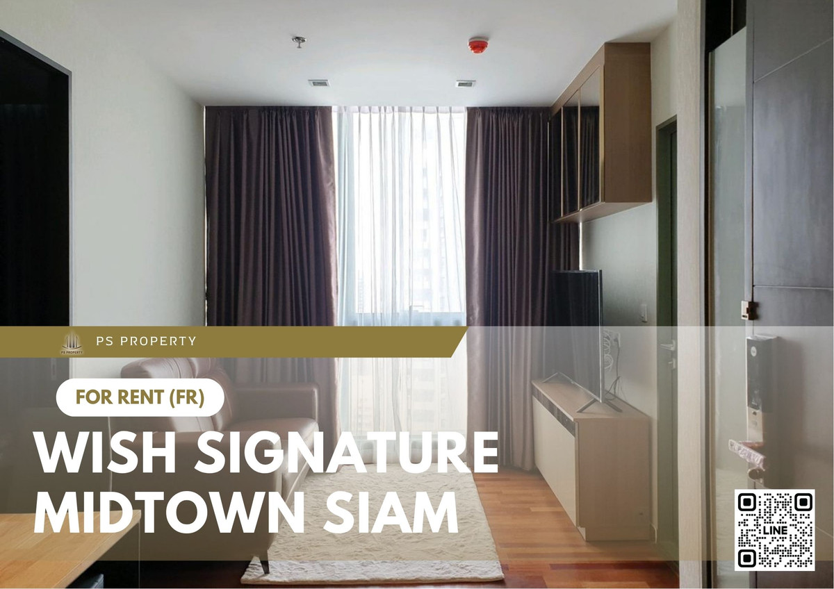 For rent ✨ Wish Signature Midtown Siam ✨ Fully furnished and equipped, near BTS Ratchathewi For rent ✨ Wish Signature Midtown Siam ✨ Fully furnished and equipped, near BTS Ratchathewi