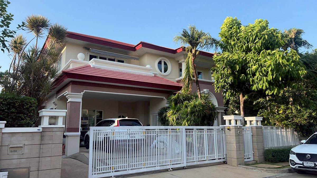 Single house for sale, Nantawan Village, Suan Luang, Rama 9, 109.6 sq m, 310 sq m, 4 bedrooms, 3 bathrooms, has a maids room + maids bathroom. Single house for sale, Nantawan Village, Suan Luang, Rama 9, 109.6 sq m, 310 sq m, 4 bedrooms, 3 bathrooms, has a maids room + maids bathroom.