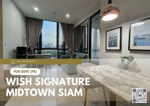 For rent ✨ Wish Signature Midtown Siam ✨ Fully furnished and equipped, near BTS Ratchathewi