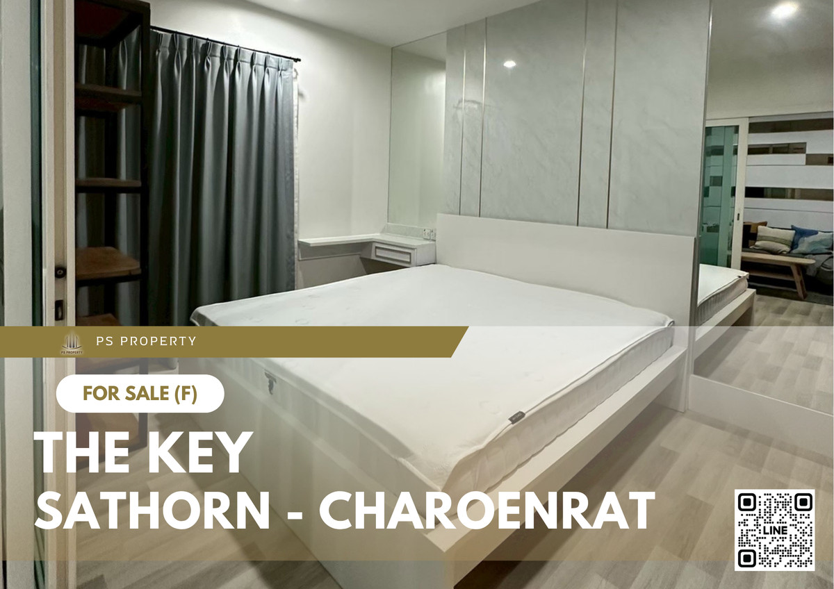 ขายด่วน ✨ The Key Sathorn - Charoenrat ✨ เฟอร์นิเจอร์ และ เครื่องใช้ไฟฟ้าครบ ใกล้ BTS สุรศักดิ์   