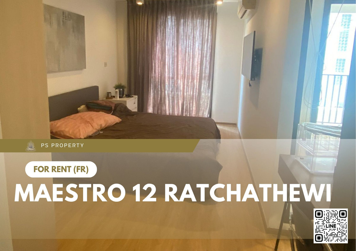 For rent 🔥 Maestro 12 Ratchathewi 🔥 2 bedrooms, 2 bathrooms, fully furnished and equipped with appliances For rent 🔥 Maestro 12 Ratchathewi 🔥 2 bedrooms, 2 bathrooms, fully furnished and equipped with appliances