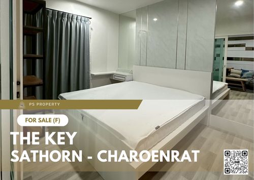 Urgent sale ✨ The Key Sathorn - Charoenrat ✨ Fully furnished and equipped, near BTS Surasak
