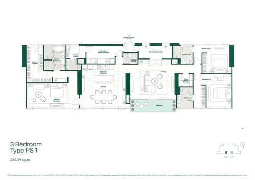 ✨Flash Deal ✨Dusit Residences and Dusit Parkside (3+1Bed 3+1Bath 245SQM.) พร้อมอยู่ ! เพียง 96,800,000 บาท Tel.0981315848 @propmatch