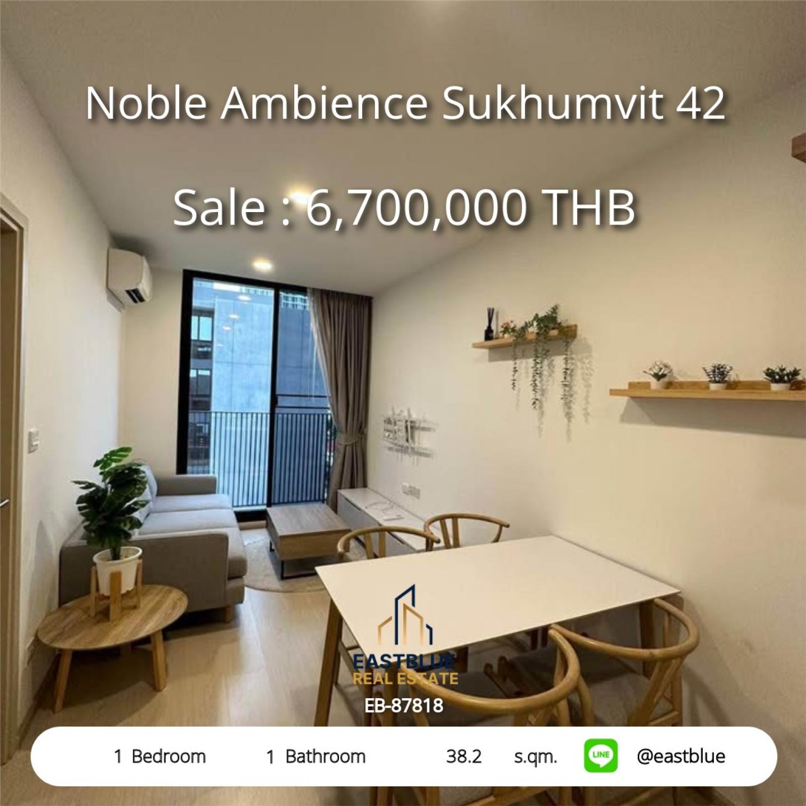 11/08/2026, รวมค่าโอน 🏡 ขาย คอนโด 1 ห้องนอน 38.2 ตร.ม. พร้อมเข้าอยู่ 6.7 ลบ. 0642748883 11/08/2026, รวมค่าโอน 🏡 ขาย คอนโด 1 ห้องนอน 38.2 ตร.ม. พร้อมเข้าอยู่ 6.7 ลบ. 0642748883