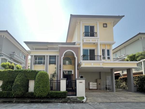 ขายบ้านเดี่ยวหรู 3 ชั้น แกรนด์ บางกอก บูเลอวาร์ด รัชดา-รามอินทรา 2 เนื้อที่ 95 ตร.ว. 5 ห้องนอน สภาพดี ตกแต่งสวย พร้อมอยู่ ใกล้รถไฟฟ้าสีชมพู–ทางด่วน CX-136228