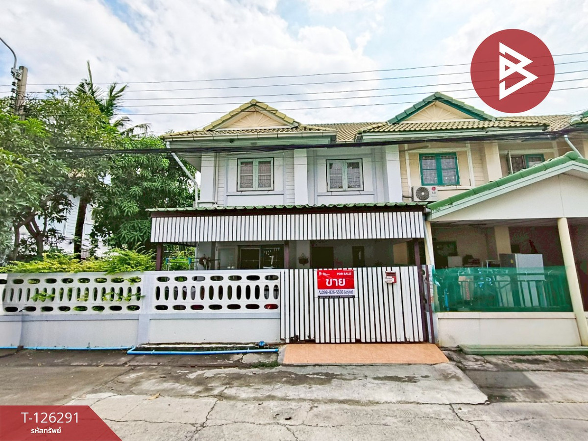 Townhouse for sale Pruksa Village 15, Bang Phli-Tamru, Samut Prakan, ready to move in.